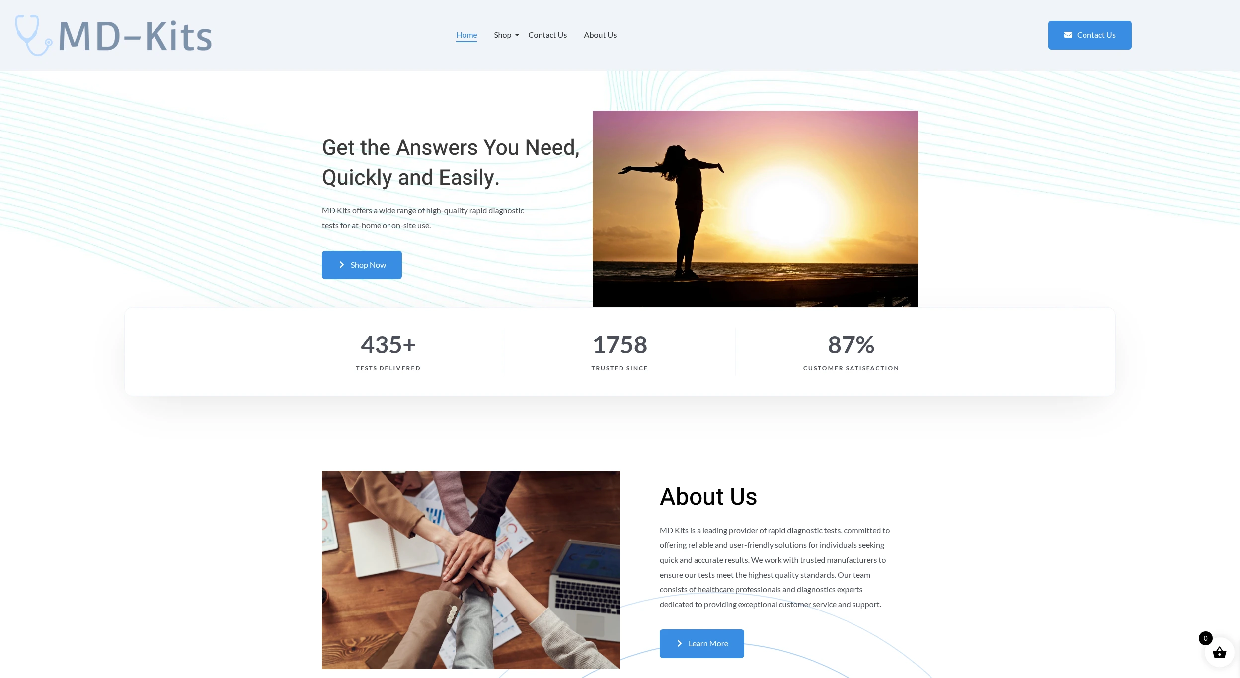 MD-Kits E-commerce Website