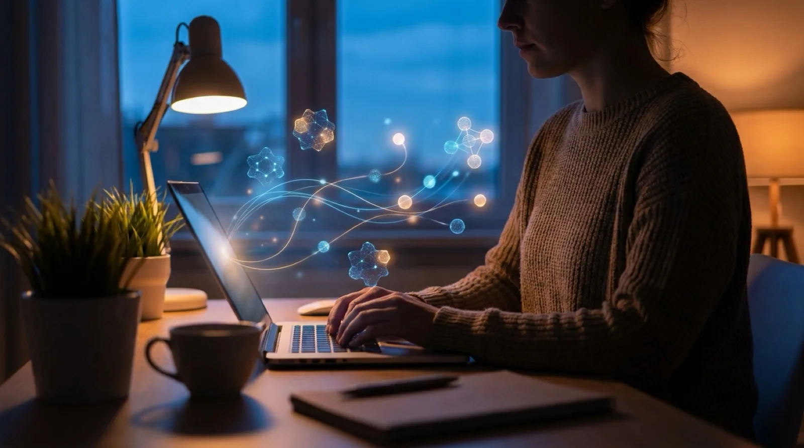 Autonomous AI agents coordinating steps of a small business workflow